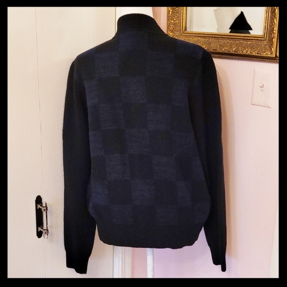 LACOSTE LIVE check wool knit jacket - Picture 6 of 13